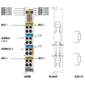 BECKHOFF輸出端子模塊 EL2034