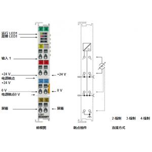 BECKHOFF模擬量輸入端子模塊 EL3041/42, EL3141/42