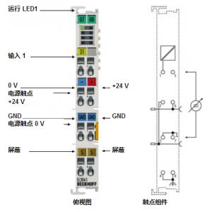 BECKHOFF模擬量輸入端子模塊 EL3061/EL3062