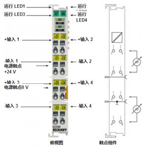 BECKHOFF模擬量輸入端子模塊 EL3104