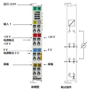 BECKHOFF模擬量輸入端子模塊 EL3161/EL3162