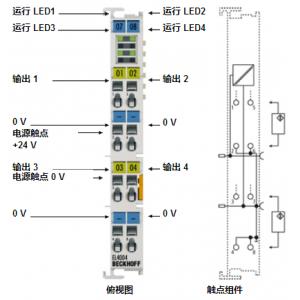 BECKHOFF模擬量輸出端子模塊 EL4004/EL4008/EL4104