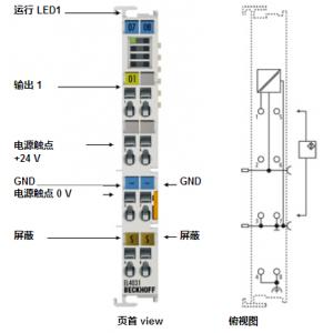 BECKHOFF模擬量輸出端子模塊 EL4031/EL4032/EL4132